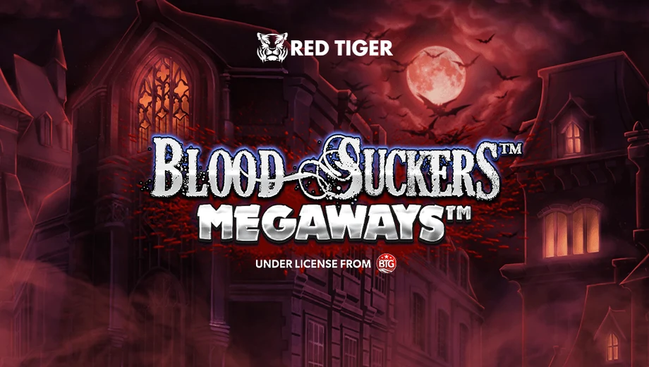 Banner de Blood Suckers MegaWays, tragamonedas de Red Tiger disponible en 1win