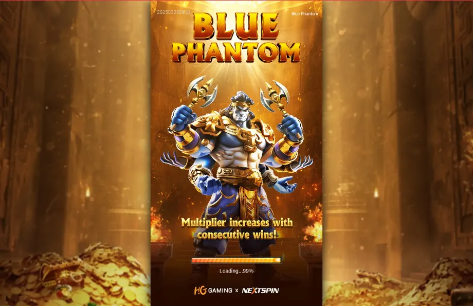 Captura del juego Blue Phantom, tragamonedas de Nextspin disponible en 1win