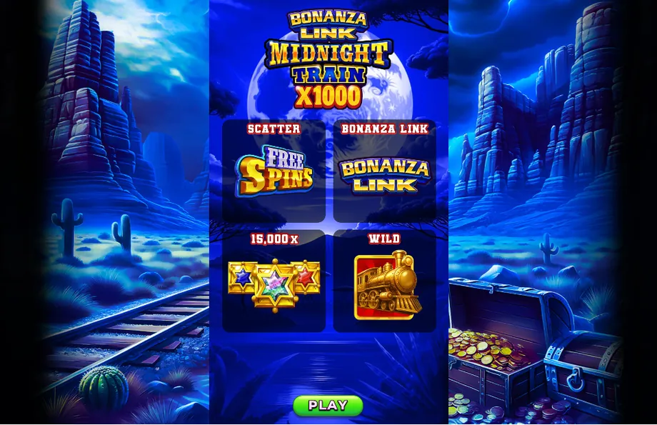Captura del juego Bonanza Link: Midnight Train X1000, tragamonedas de Fugaso disponible en 1win