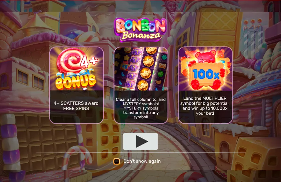 Captura del juego Bonbon Bonanza, tragamonedas de Gaming Corps disponible en 1win