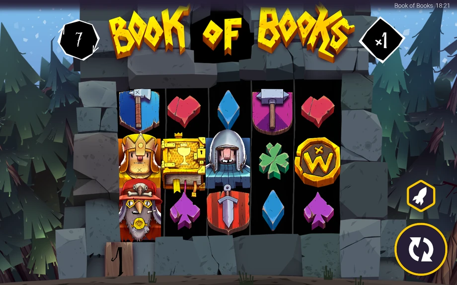 Captura del juego Book of Books, tragamonedas de Peter & Sons disponible en 1win