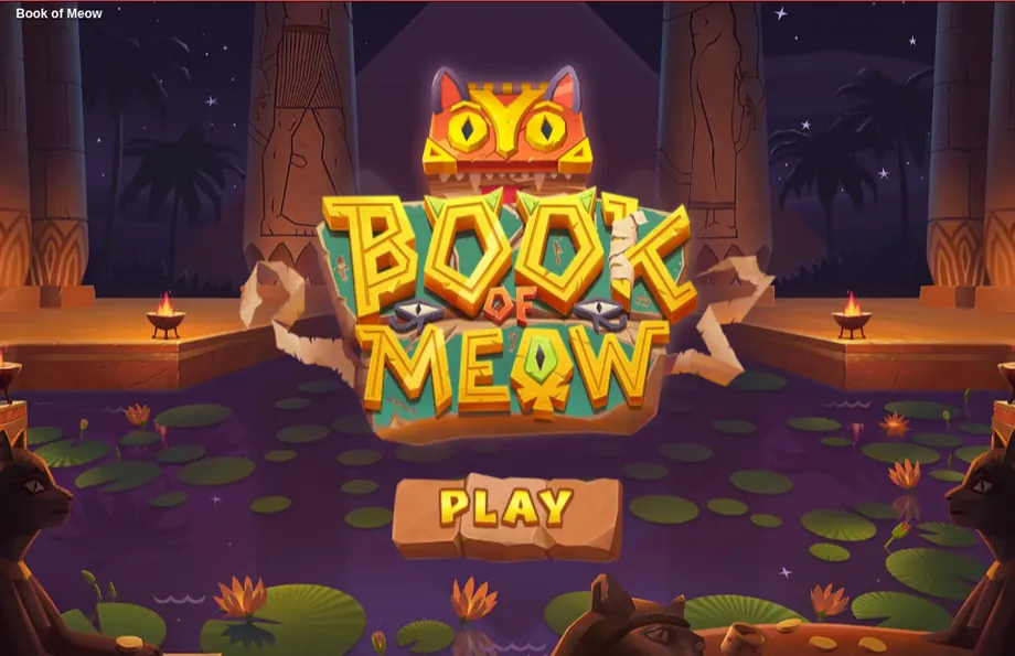 Captura del juego Book of Meow, tragamonedas de Ela Games disponible en 1win
