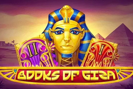 Banner de Books of Giza, tragamonedas de Platipus disponible en 1win