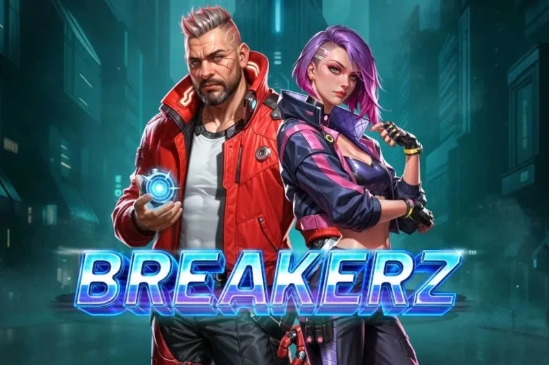 Banner de Breakerz™, tragamonedas de Betsoft disponible en 1win