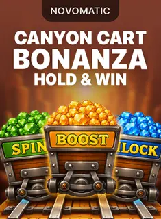 Canyon Cart Bonanza: Hold & Win, tragamonedas de Novomatic en 1win Chile
