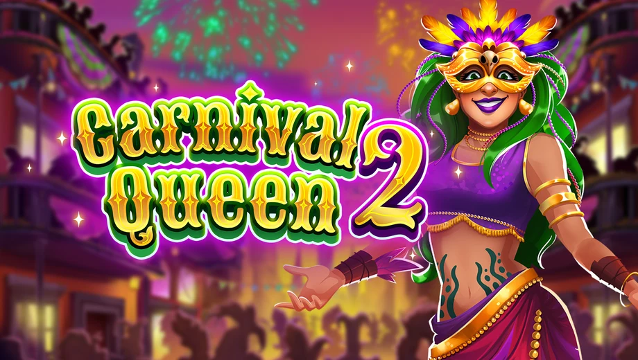 Banner de Carnival Queen 2, tragamonedas de Thunderkick disponible en 1win