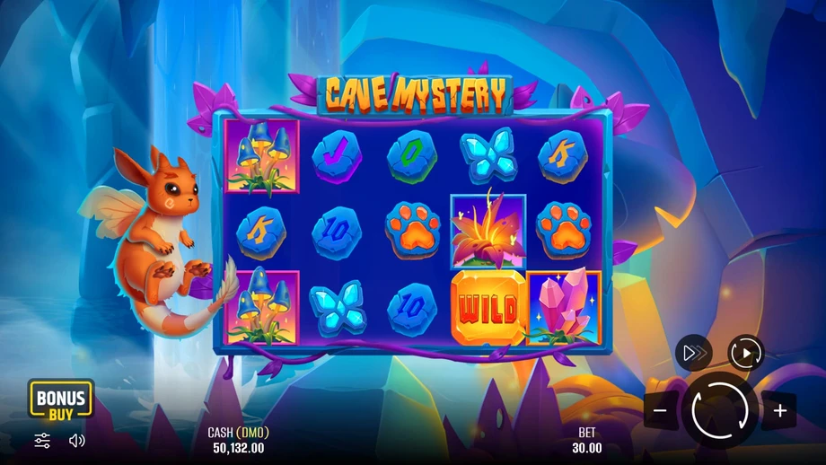 Captura del juego Cave Mystery, tragamonedas de Pixmove disponible en 1win