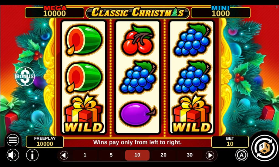Captura del juego Classic Christmas Hold And Win, tragamonedas de 1spin4win disponible en 1win