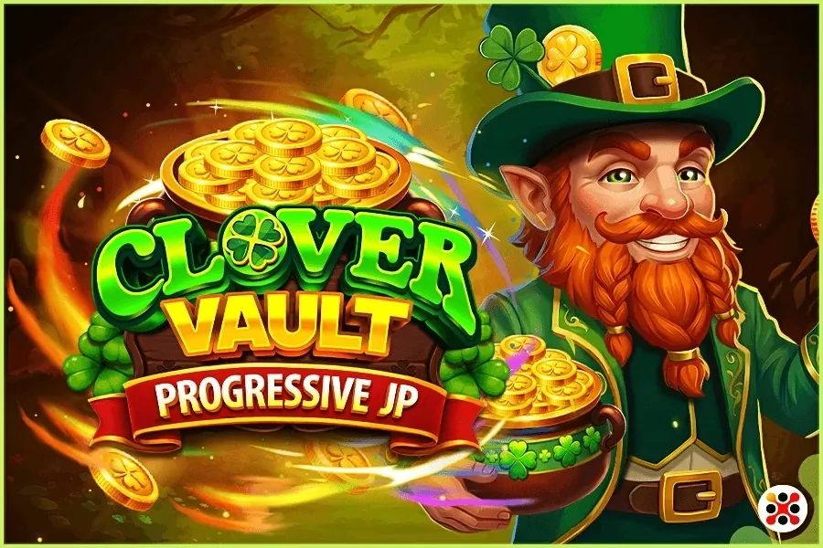 Banner de Clover Vault: Progressive JP, tragamonedas de Mancala disponible en 1win