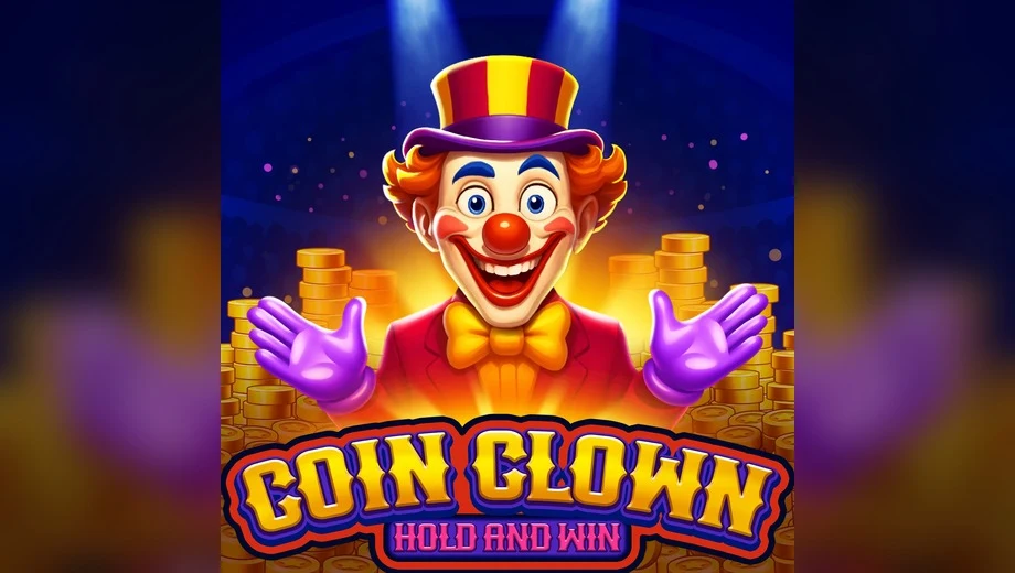 Banner de Coin Clown: Hold & Win, tragamonedas de Onlyplay disponible en 1win