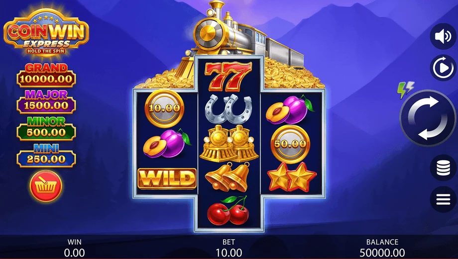 Captura del juego Coin Win Express: Hold The Spin, tragamonedas de Gamzix disponible en 1win