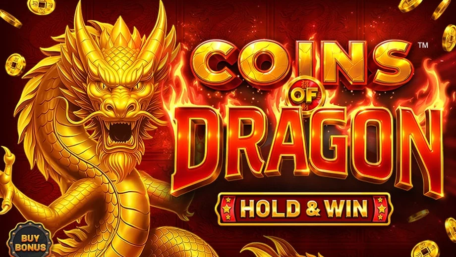 Banner de Coins of Dragon - Hold & Win™, tragamonedas de Betsoft disponible en 1win