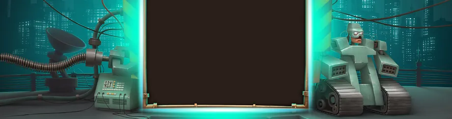 Banner de Cyber Doom, tragamonedas de Yggdrasil disponible en 1win