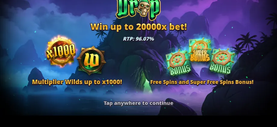 Captura del juego Dead Man's Drop, tragamonedas de Slotmill disponible en 1win