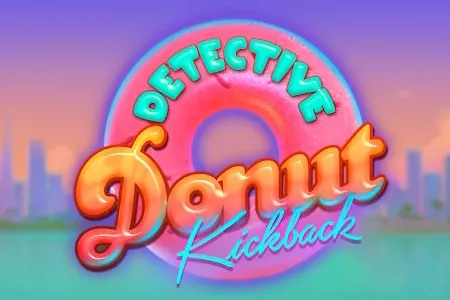 Banner de Detective Donut Kickback, tragamonedas de PopiPlay disponible en 1win
