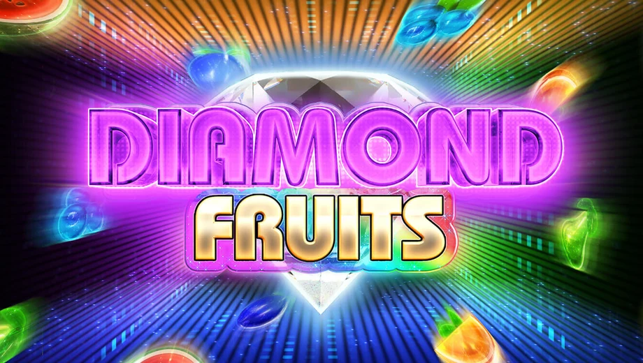 Banner de Diamond Fruits, tragamonedas de Big Time Gaming disponible en 1win