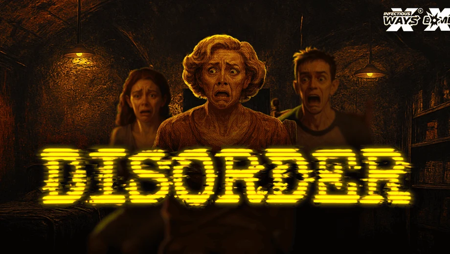 Banner de Disorder, tragamonedas de Nolimit City disponible en 1win