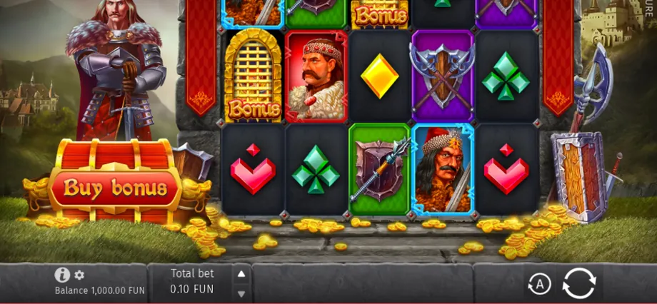 Captura del juego Domnitor's Treasure, tragamonedas de BGaming disponible en 1win