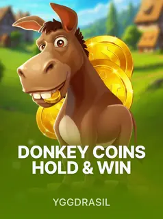 Donkey Coins Hold & Win, tragamonedas de Yggdrasil en 1win Chile
