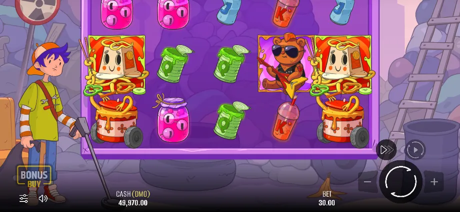 Captura del juego Dump Treasure, tragamonedas de Pixmove disponible en 1win