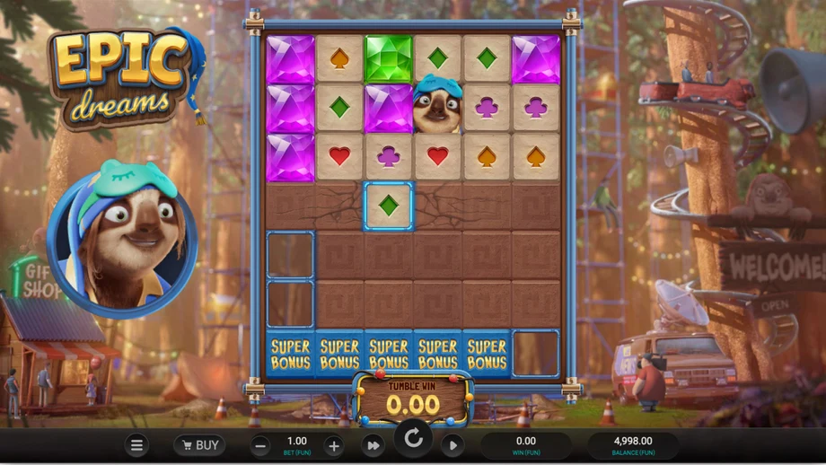 Captura del juego Epic Dreams, tragamonedas de Relax disponible en 1win