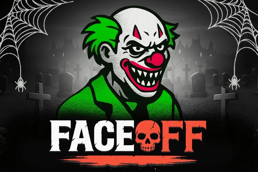 Banner de Face Off, tragamonedas de BGaming disponible en 1win