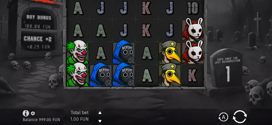 Captura del juego Face Off, tragamonedas de BGaming disponible en 1win