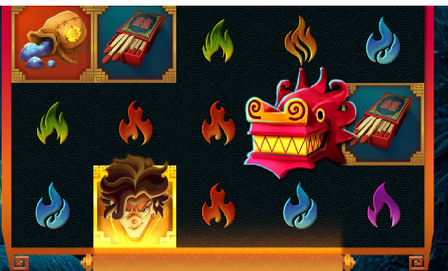 Captura del juego Fire Tale, tragamonedas de Quickspin disponible en 1win