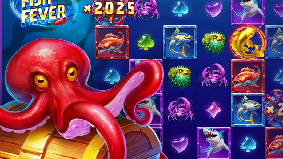 Banner de Fish Fever, tragamonedas de True Labs disponible en 1win