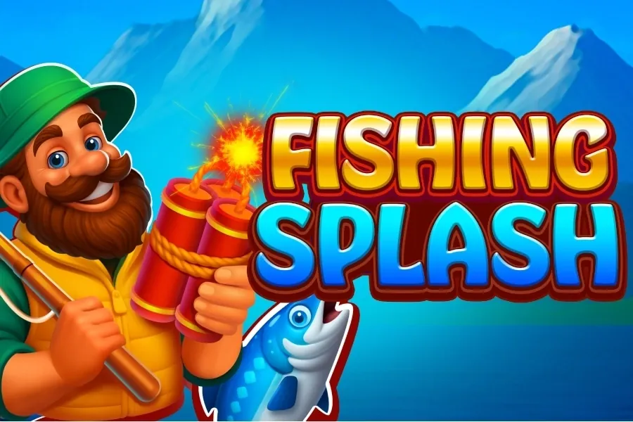 Banner de Fishing Splash, tragamonedas de Onlyplay disponible en 1win