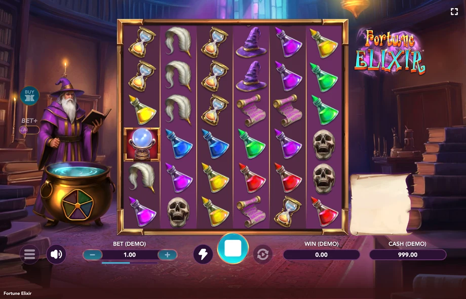 Captura del juego Fortune Elixir, tragamonedas de WorldMatch disponible en 1win
