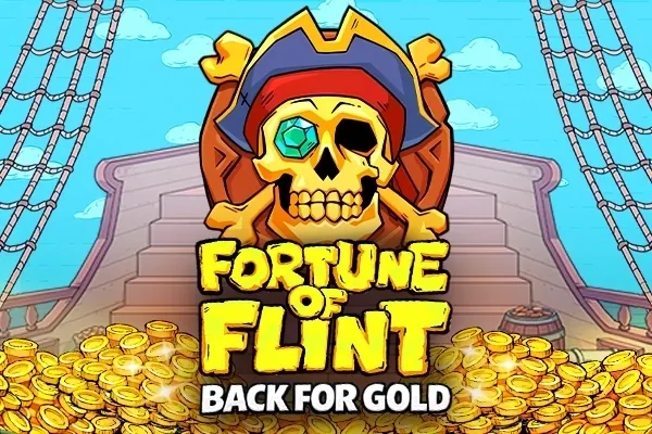 Banner de Fortune of Flint: Back for Gold, tragamonedas de GameBeat disponible en 1win