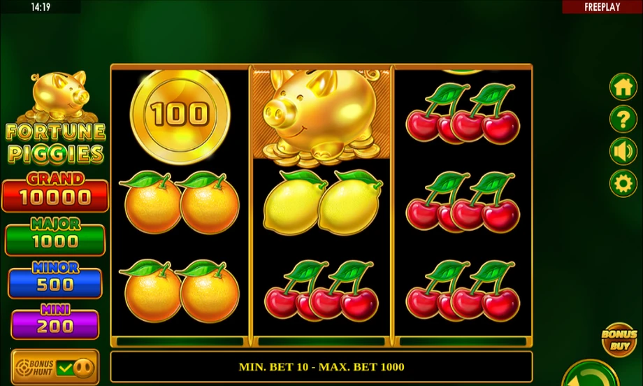 Captura del juego Fortune Piggies, tragamonedas de Amatic disponible en 1win