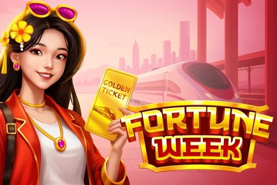 Banner de Fortune Week, tragamonedas de Onlyplay disponible en 1win