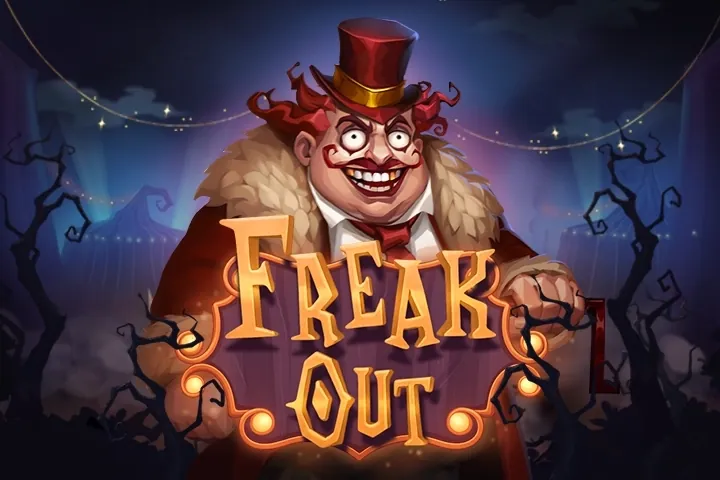Banner de FREAK OUT, tragamonedas de GameBeat disponible en 1win