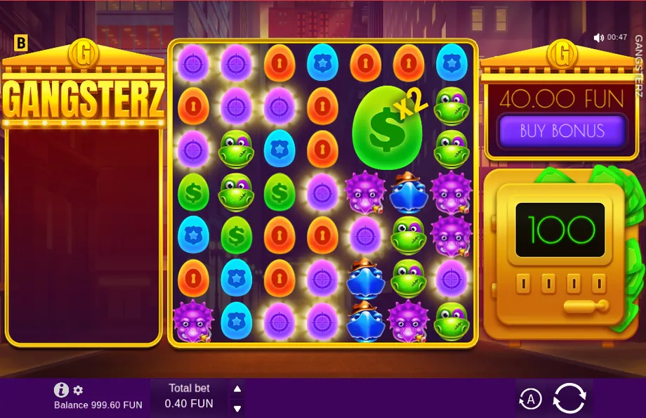 Captura del juego Gangsterz, tragamonedas de BGaming disponible en 1win