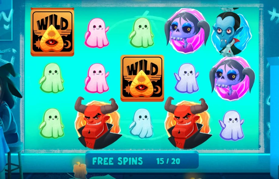 Captura del juego Ghost Granny, tragamonedas de Pixmove disponible en 1win