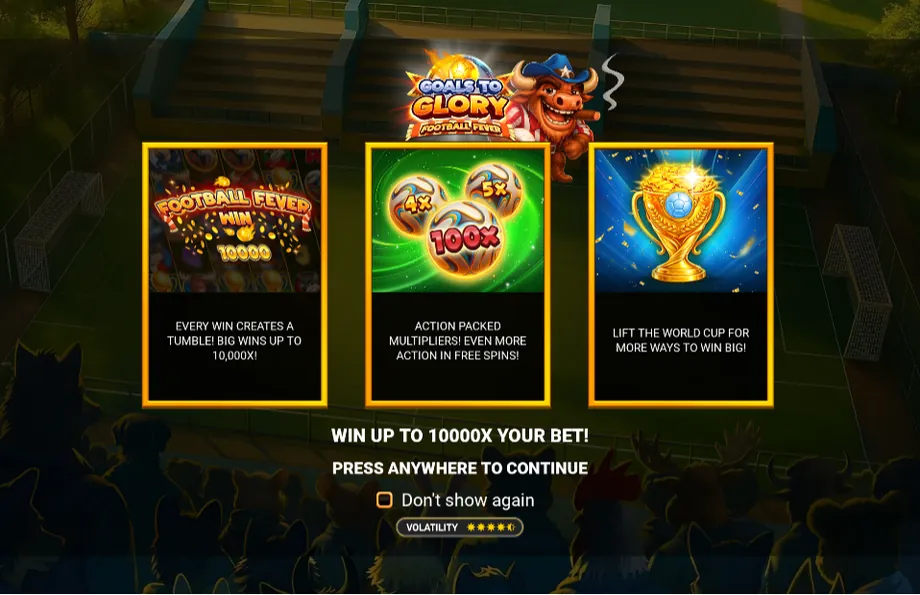 Captura del juego Goals to Glory - Football Fever, tragamonedas de Gaming Corps disponible en 1win