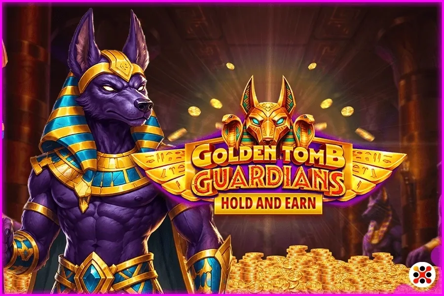 Banner de Golden Tomb Guardians, tragamonedas de Mancala disponible en 1win