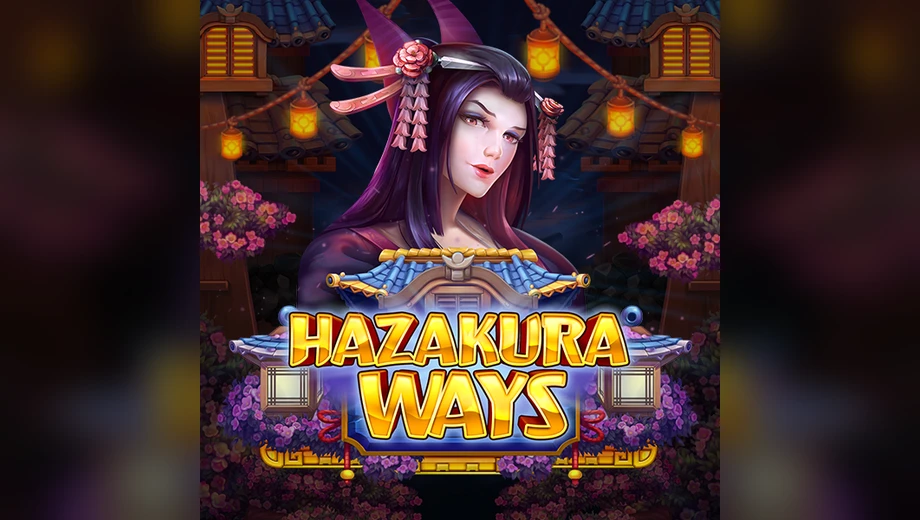Banner de Hazakura Ways, tragamonedas de Relax disponible en 1win