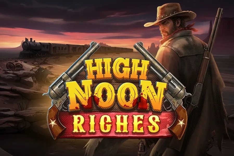 Banner de High Noon Riches, tragamonedas de PopiPlay disponible en 1win
