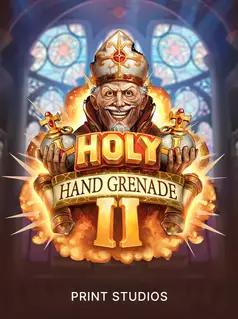 Capa de Holy Hand Grenade 2, slot da Print Studios disponível na 1win