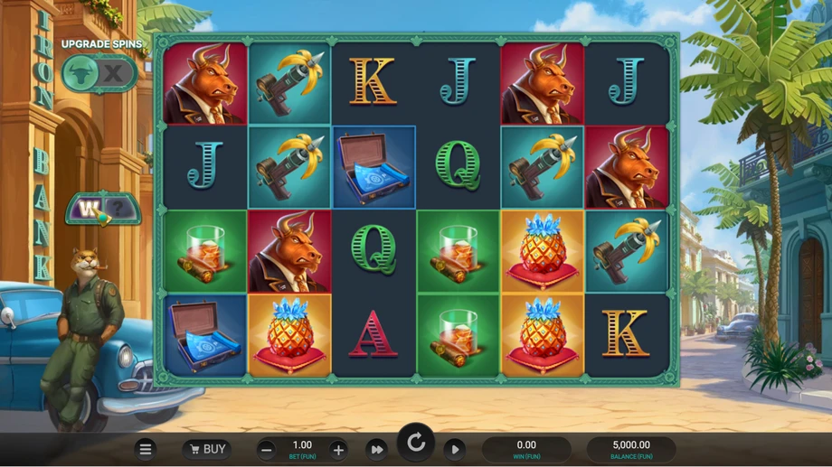 Captura del juego Iron Bank 2, tragamonedas de Relax disponible en 1win