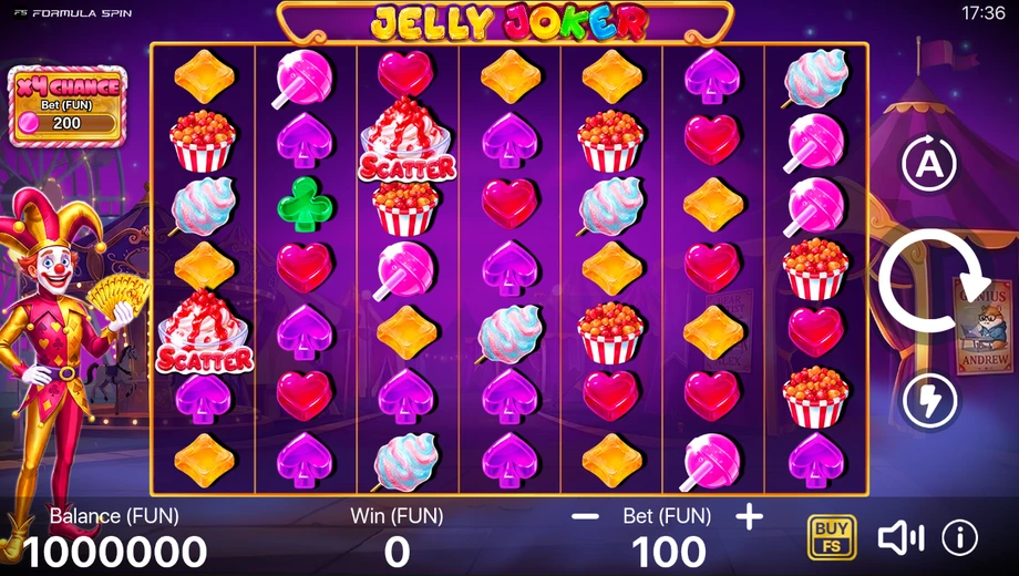 Banner de Jelly Joker, tragamonedas de FormulaSpin disponible en 1win