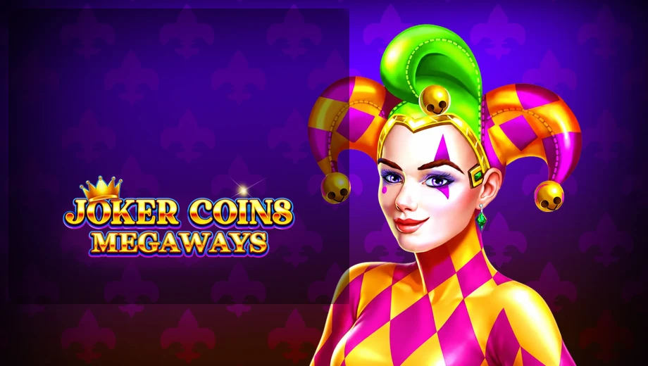 Banner de Joker Coins Megaways, tragamonedas de Onlyplay disponible en 1win