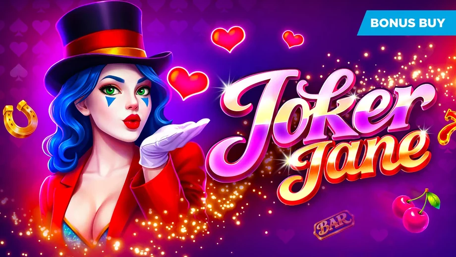 Banner de Joker Jane, tragamonedas de Evoplay disponible en 1win