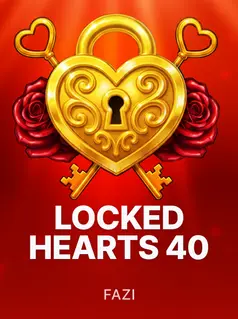 Capa de Locked Hearts 40, slot da Fazi disponível na 1win