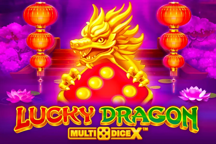 Banner de Lucky Dragon MultiDice X, tragamonedas de BGaming disponible en 1win