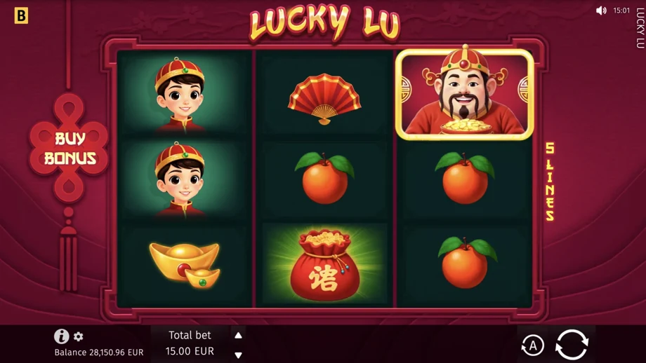 Captura del juego Lucky Lu, tragamonedas de BGaming disponible en 1win