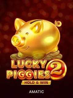 Capa de Lucky Piggies 2 Hold&Win, slot da Amatic disponível na 1win